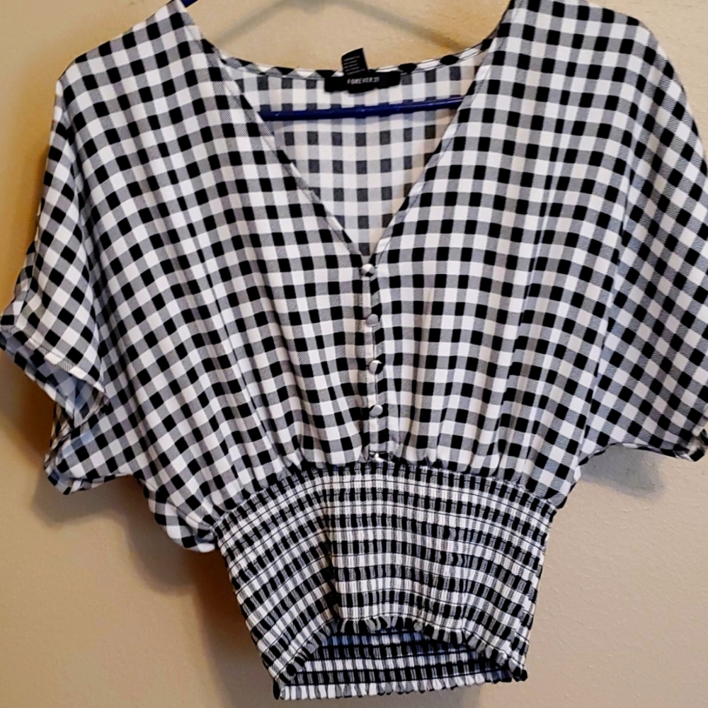 Plaid Top